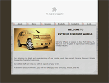 Tablet Screenshot of extremewheels.net